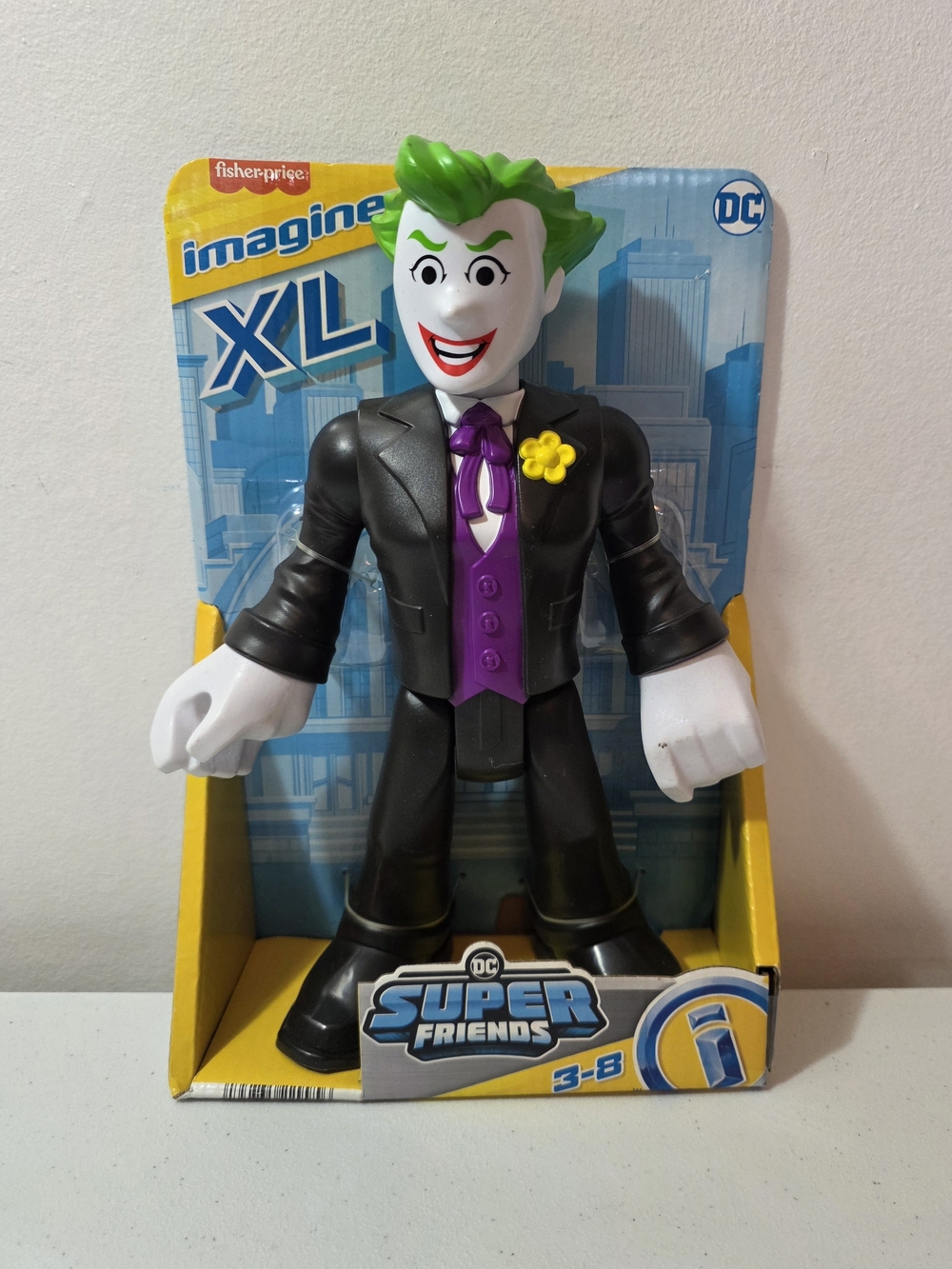 Fisher-Price Imagine XL DC Super Friends Joker Figure Toy - Green & Black NIB